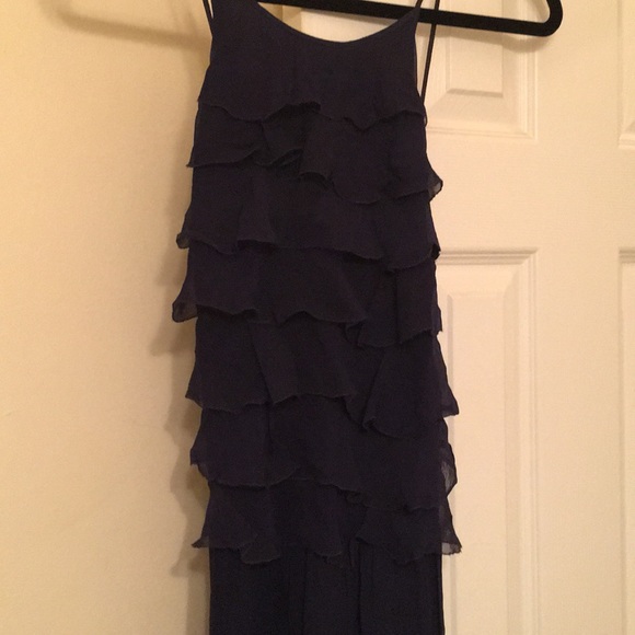 L'AGENCE Adriana Ruffle Maxi Dress - Picture 6 of 7